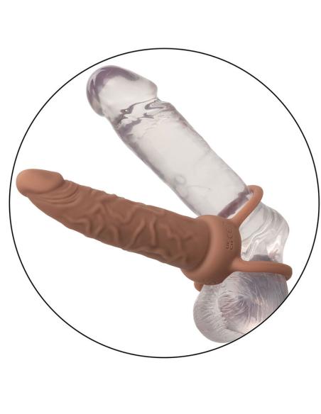 Calexotics - performance maxx doble penetrador recargable piel moreno