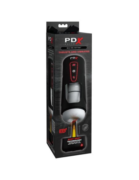 Pdx elite - milk me hotter masturbador automático con thrusting y vibración efecto calor