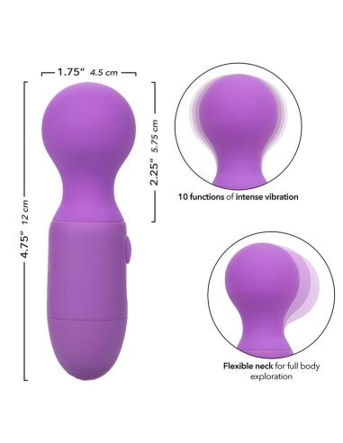 Calexotics - first time masajeador recargable 10 vibraciones violeta