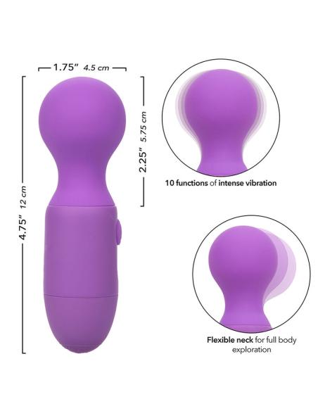 Calexotics - first time masajeador recargable 10 vibraciones violeta