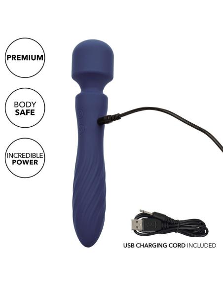 Calexotics - charisma mystique masajeador doble motor 12 funciones 21,5 cm x 4,5 cm morado
