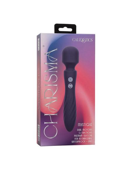 Calexotics - charisma mystique masajeador doble motor 12 funciones 21,5 cm x 4,5 cm morado