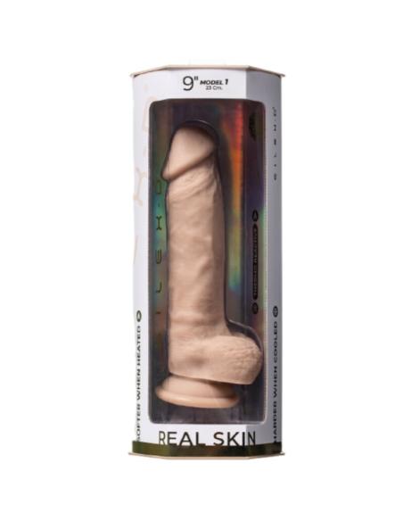 Silexd - real skin pene super realístico termo reactivo 23 cm premium silexpan natural