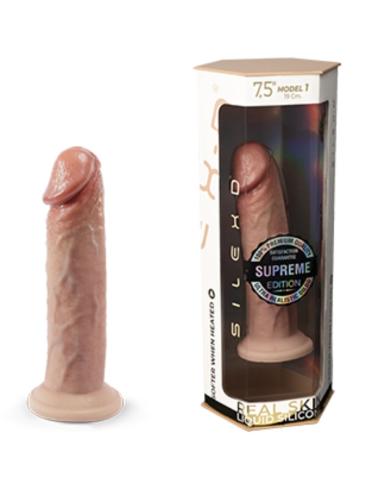 Silexd - pene realístico modelo 2 silicona premium termoreactivo 19 cm