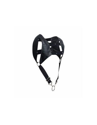 Mob - dngeon arnés negro con anillo superior para el pene talla única