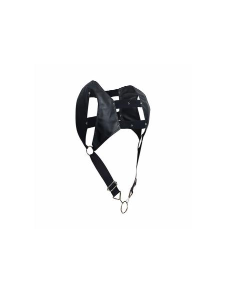 Mob - dngeon arnés negro con anillo superior para el pene talla única