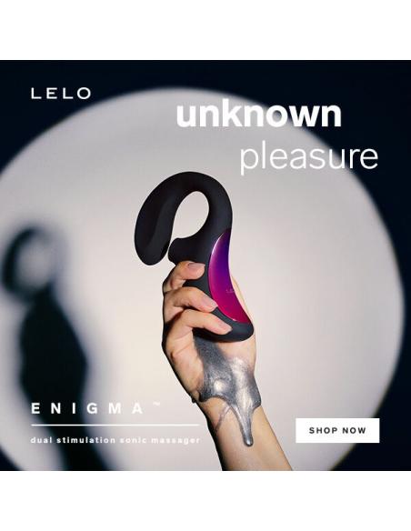 Lelo - enigma doble estimulación succion masajeador negro