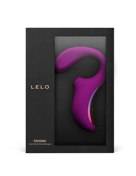 Lelo - enigma doble estimulación succion masajeador morado