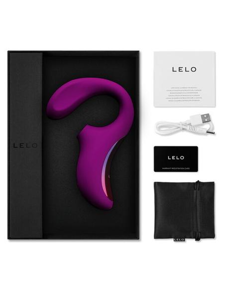 Lelo - enigma doble estimulación succion masajeador morado