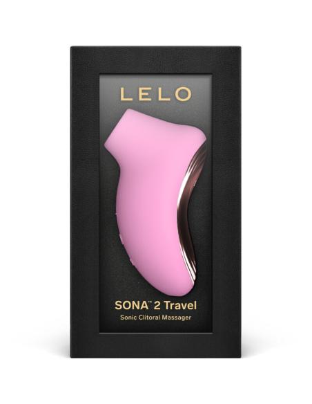 Lelo - sona 2 travel masajeador sónico de clítoris rosa