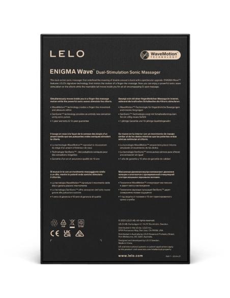 Lelo - enigma wave masajeador triple vibración negro