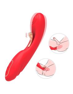 Armony - vibrador con lengua oscilante rojo 2