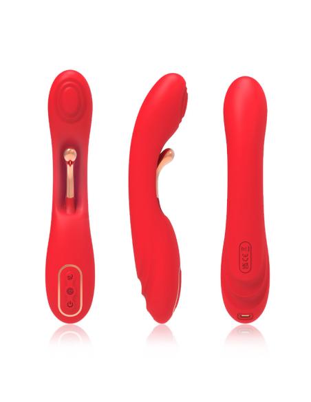 Armony - vibrador con lengua oscilante rojo