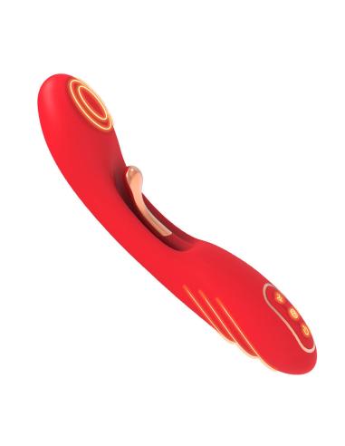 Armony - vibrador con lengua oscilante rojo