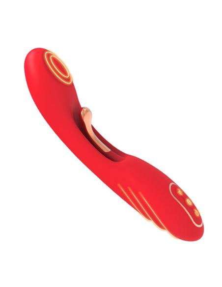 Armony - vibrador con lengua oscilante rojo