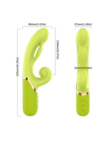 Armony - vibrador estimulador punto a inflable verde