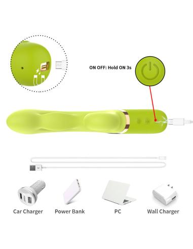 Armony - vibrador estimulador punto a inflable verde