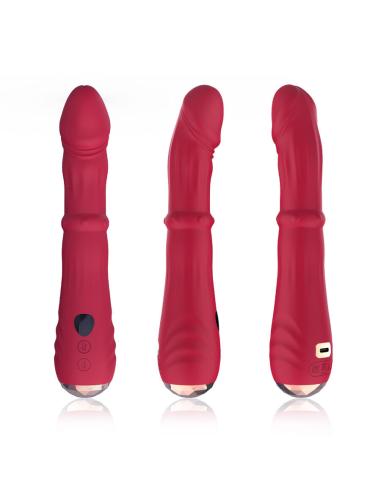 Armony - dildo vibrador estimulador punto a termoajustable rojo