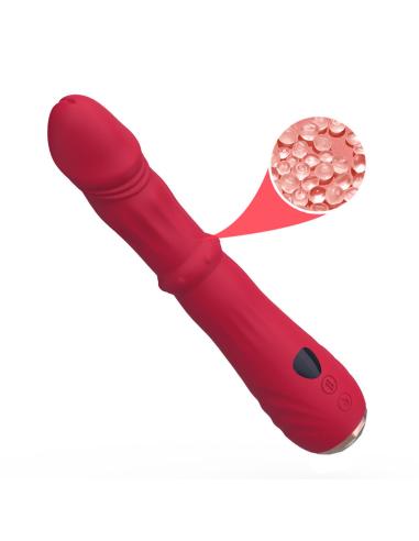 Armony - dildo vibrador estimulador punto a termoajustable rojo