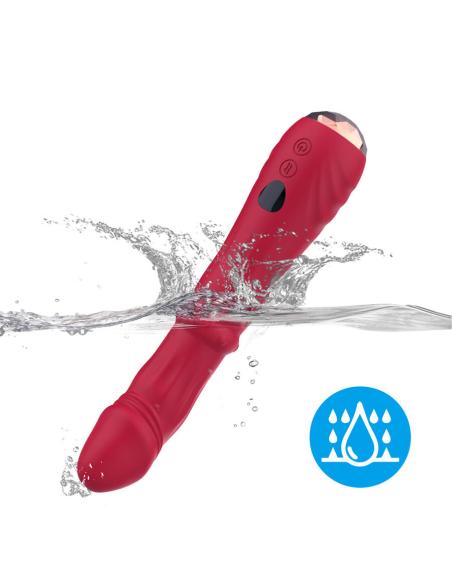 Armony - dildo vibrador estimulador punto a termoajustable rojo