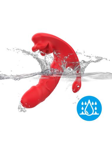 Armony - vibrador anal panty estimulador punto c y g control remoto rojo