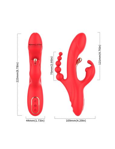 Armony - vibrador estimulador punto g y clítoris rojo