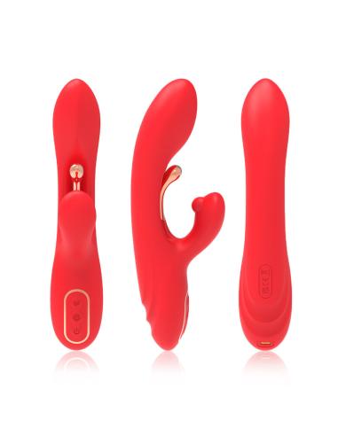 Armony - vibrador estimulador punto g y clítoris con lengua oscilante rojo