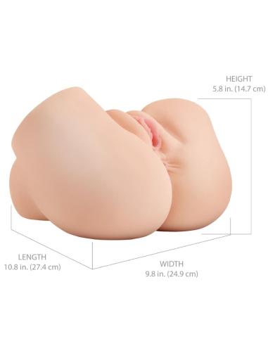 Pdx elite - back that ass up masturbador vagina y ano realístico con vibración