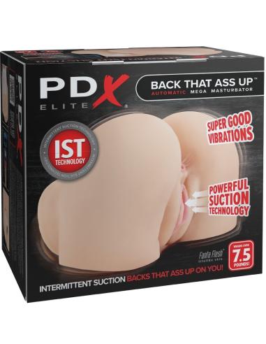 Pdx elite - back that ass up masturbador vagina y ano realístico con vibración