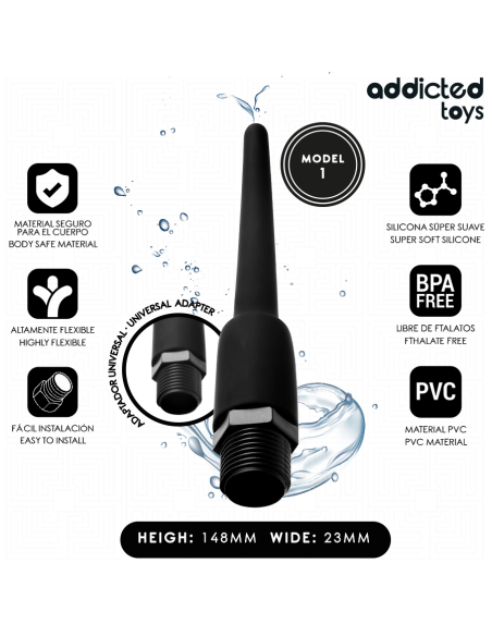 Addicted toys - limpiador anal con adaptador universal modelo 1