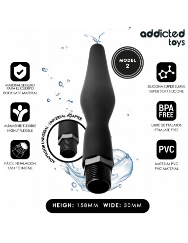 Addicted toys - limpiador anal con adaptador universal modelo 2