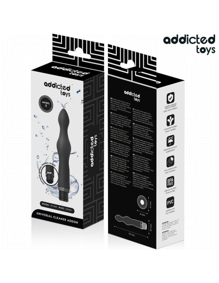 Addicted toys - limpiador anal con adaptador universal modelo 3