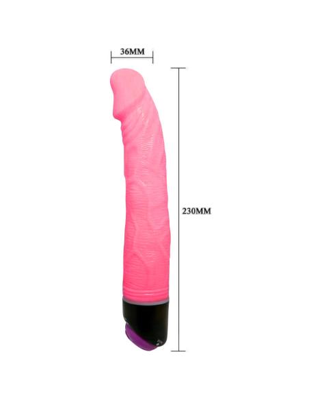 Baile - adour club vibrador realístico 23 cm rosa
