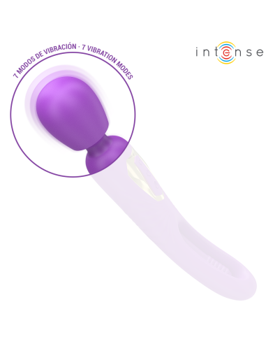 Intense - christy vibrador wand con lengua giratoria