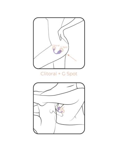 Adrien lastic - smart dream 3.0 estimulador clitoris & g-spot control remoto violeta - app gratuita