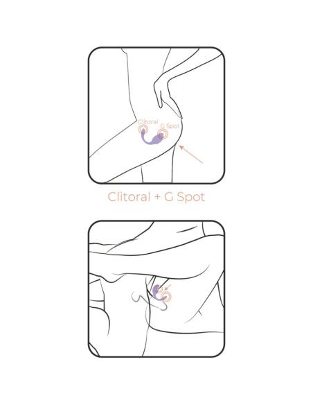 Adrien lastic - smart dream 3.0 estimulador clitoris & g-spot control remoto violeta - app gratuita