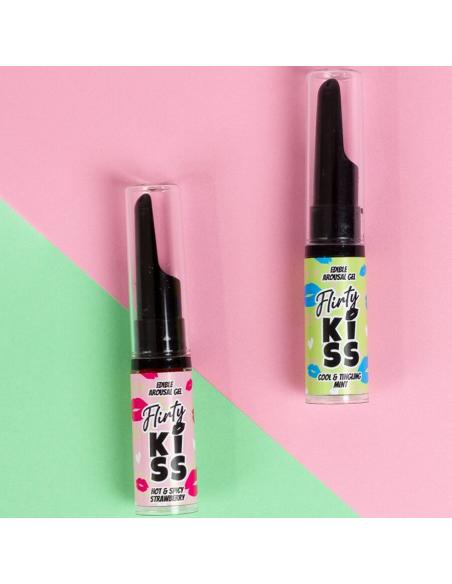 Secretplay - flirty kiss geles con efectos sexo oral fresa & menta 2 x 8 gr