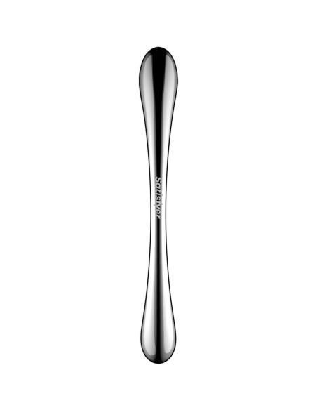 Satisfyer - cosmic crest 1 dildo acero inoxidable doble uso