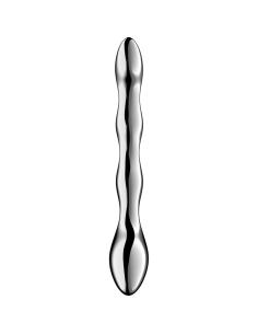 Satisfyer - cosmic crest 2 dildo acero inoxidable doble uso 2