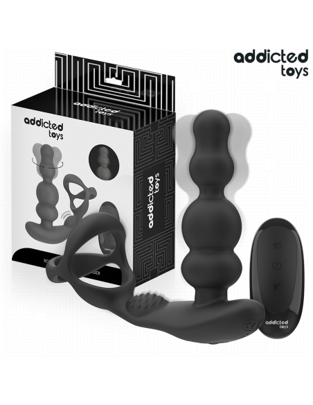 Addicted toys - masajeador prostático rotatorio control remoto
