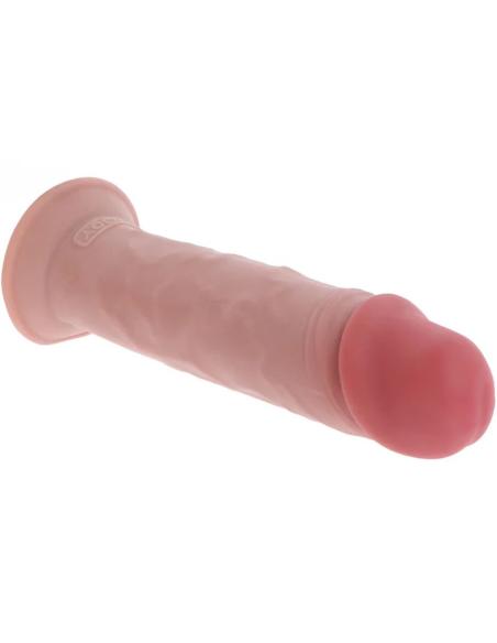 Get real - dildo deluxe dong grueso de doble densidad tpe 25.5 cm