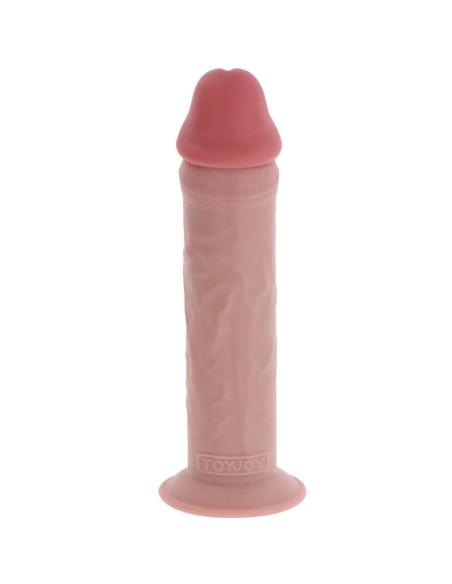 Get real - dildo deluxe dong grueso de doble densidad tpe 29.5 cm