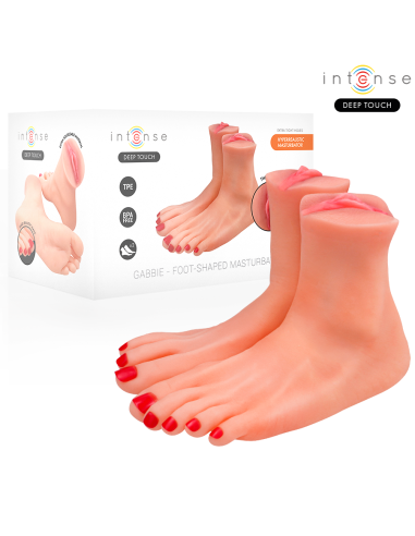 Intense deep touch - gabbie mastubador de dos piezas en forma de pie