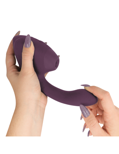 Womanizer - duo next estimulador vibrador dual clítoris & punto·g morado