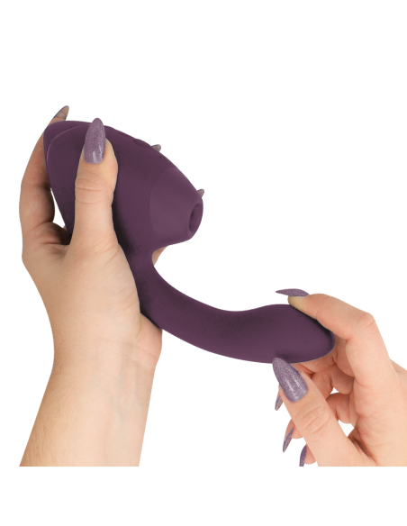 Womanizer - duo next estimulador vibrador dual clítoris & punto·g morado