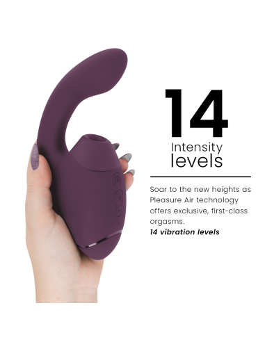 Womanizer - duo next estimulador vibrador dual clítoris & punto·g morado