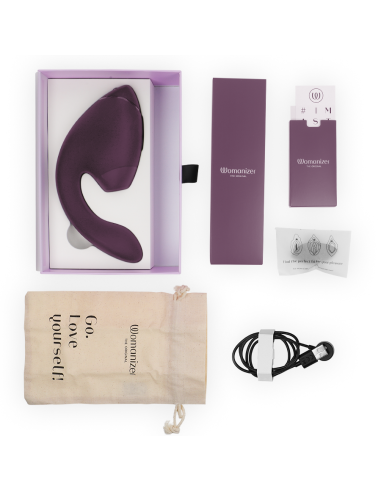 Womanizer - duo next estimulador vibrador dual clítoris & punto·g morado