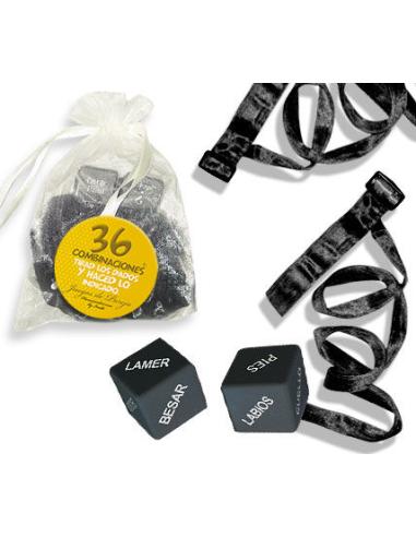 Inedit - kit bolsa organza ataduras negro