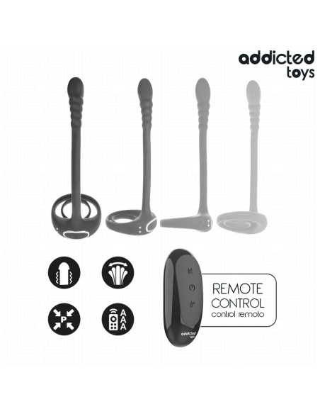 Addicted toys - anillo pene vibrador punto·p control remoto