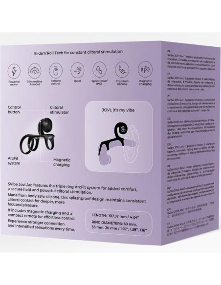 Snail vibe - anillo de pareja control remoto